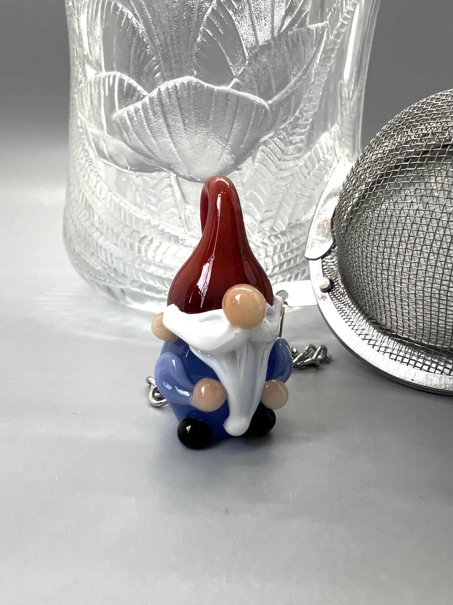 Garden Gnome Tea Steeper - Blue
