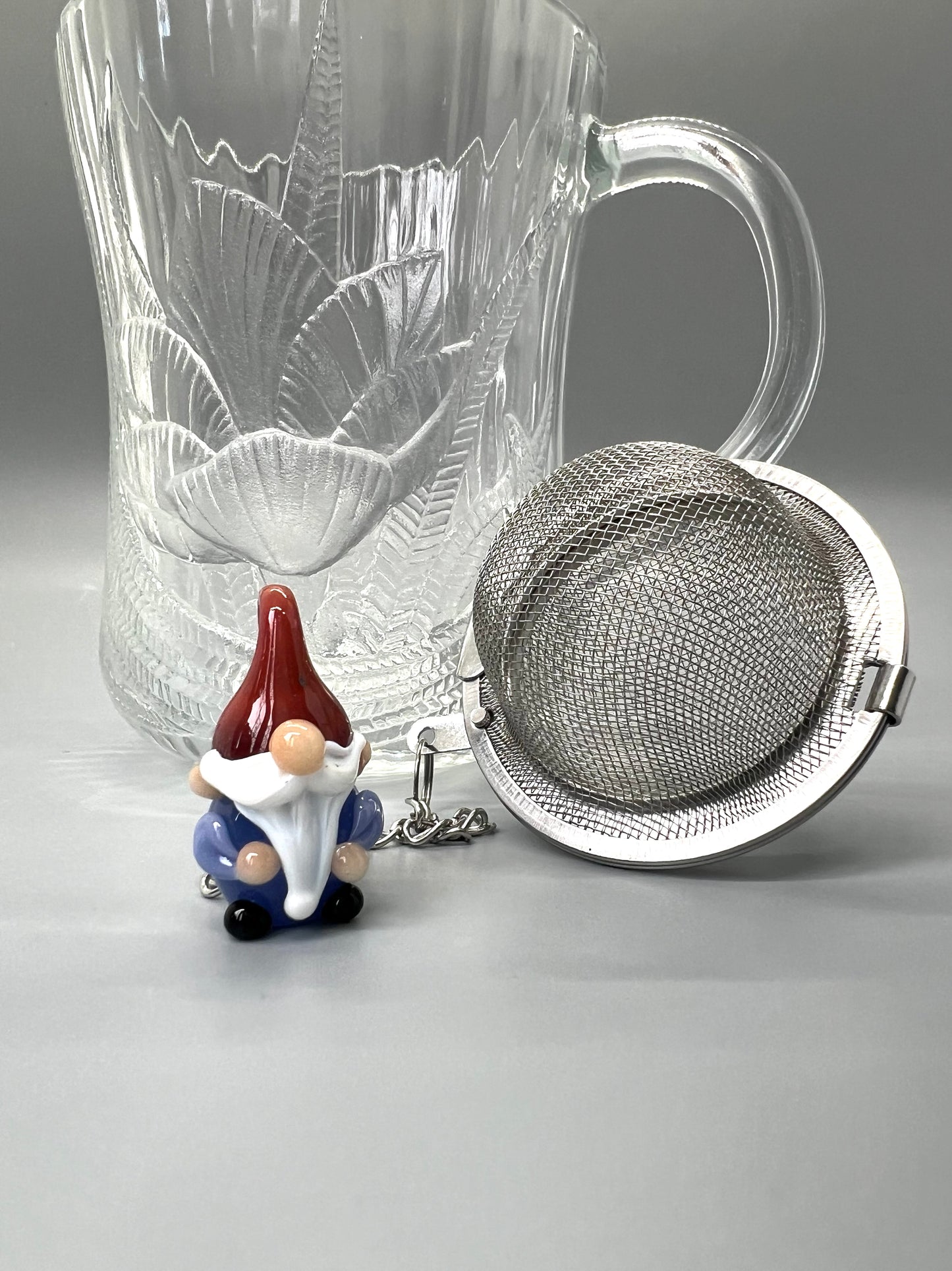 Garden Gnome Tea Steeper - Blue