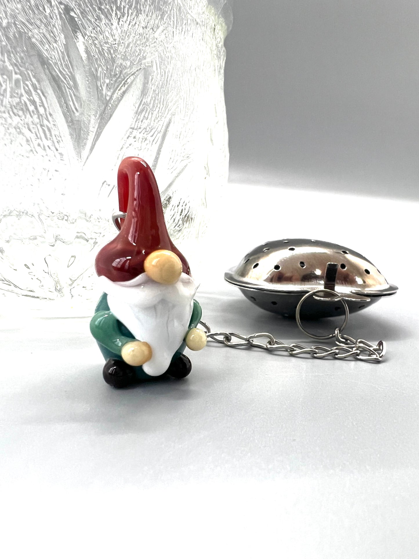Garden Gnome Tea Steeper - Aqua
