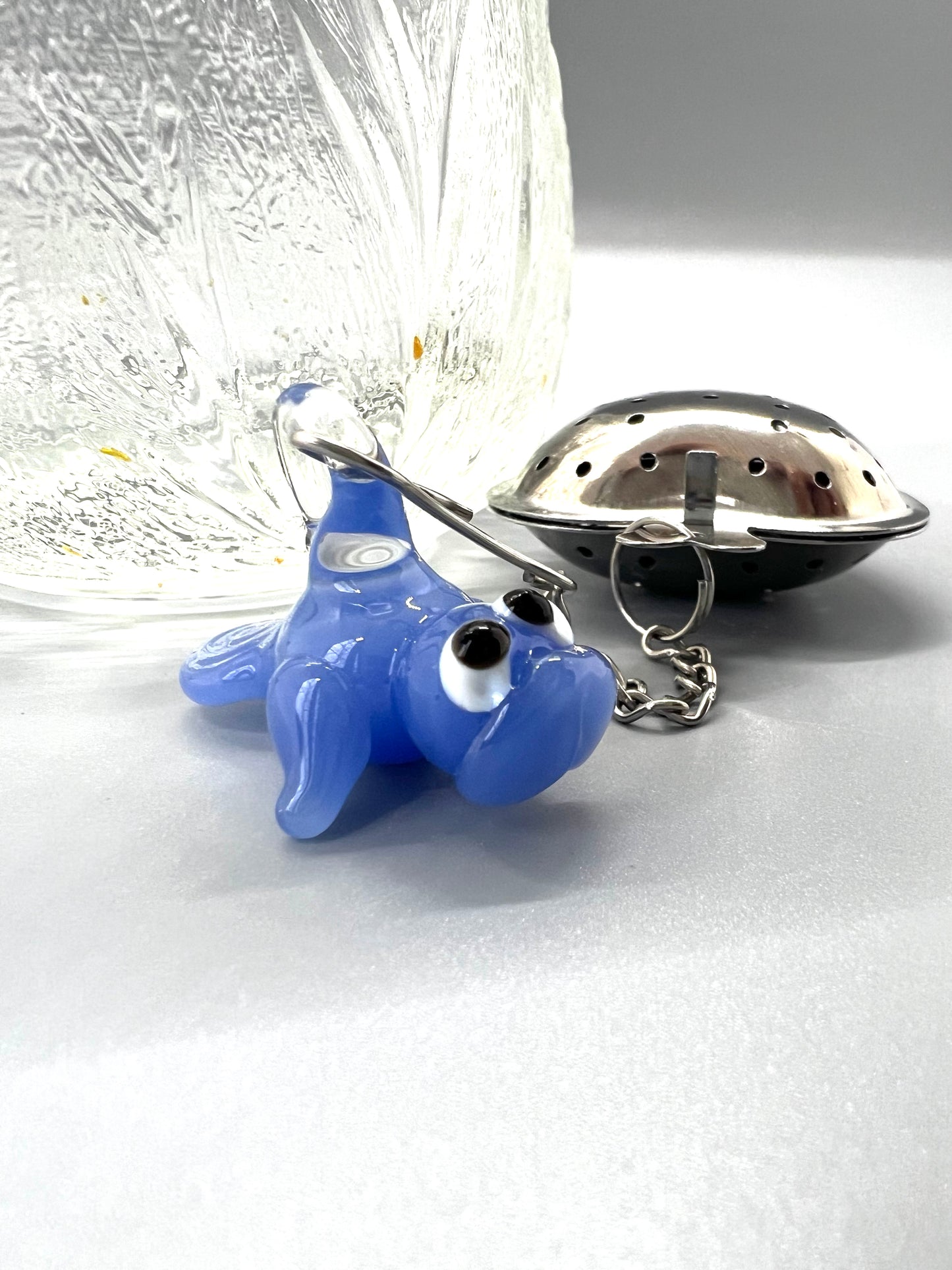 Manatee Tea Steeper - Blue