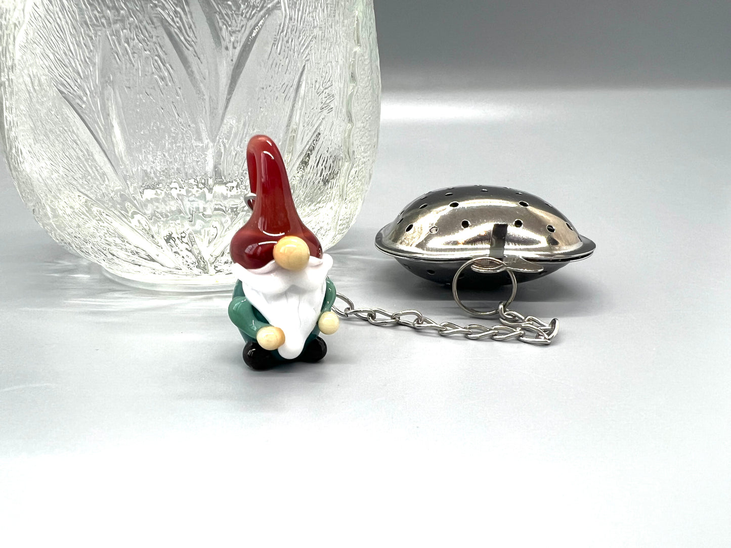 Garden Gnome Tea Steeper - Aqua