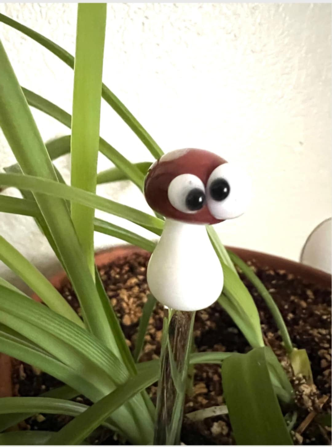 Silly Mushroom Plant Stake