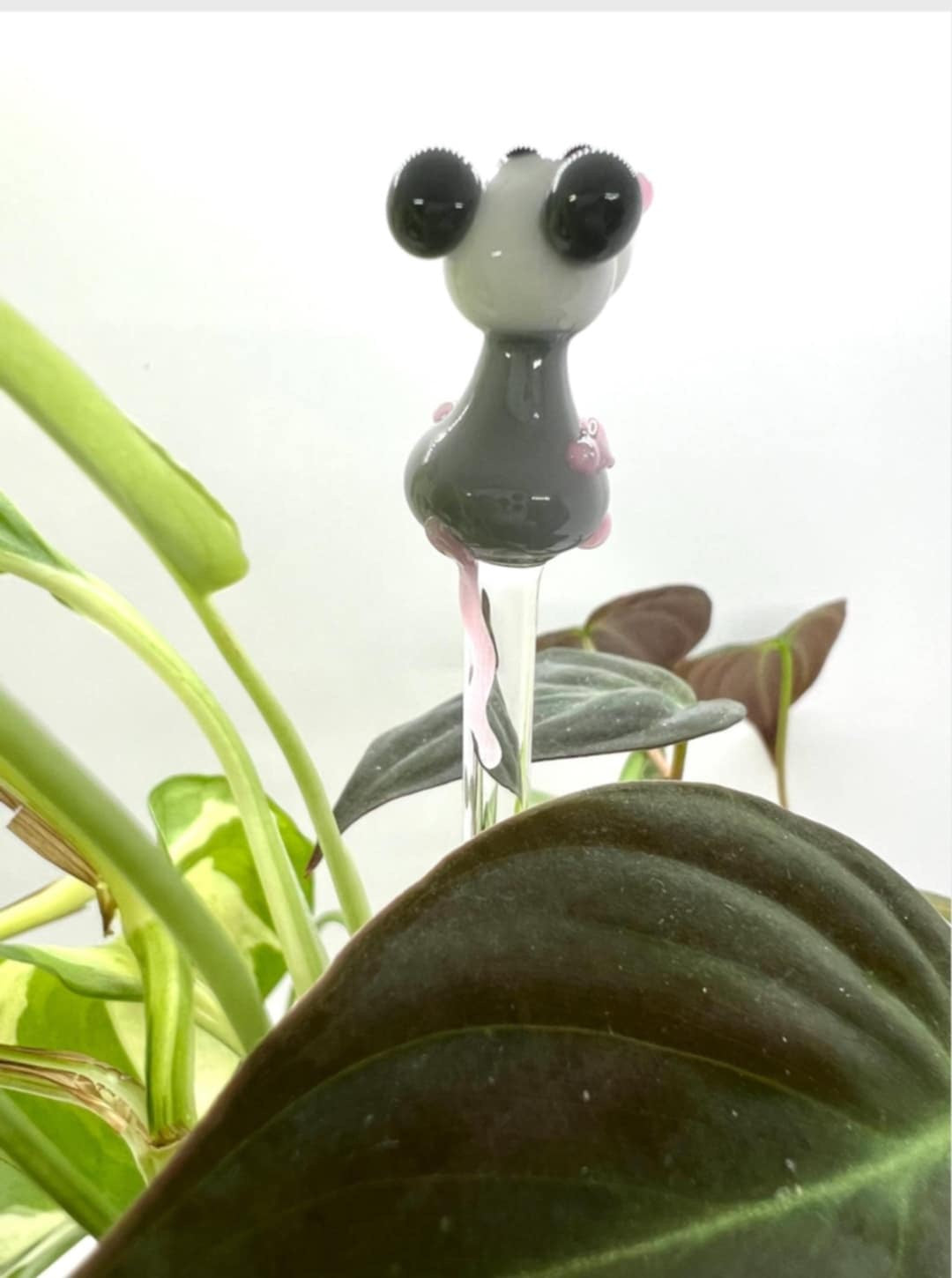 Possum Glass Plant Stake