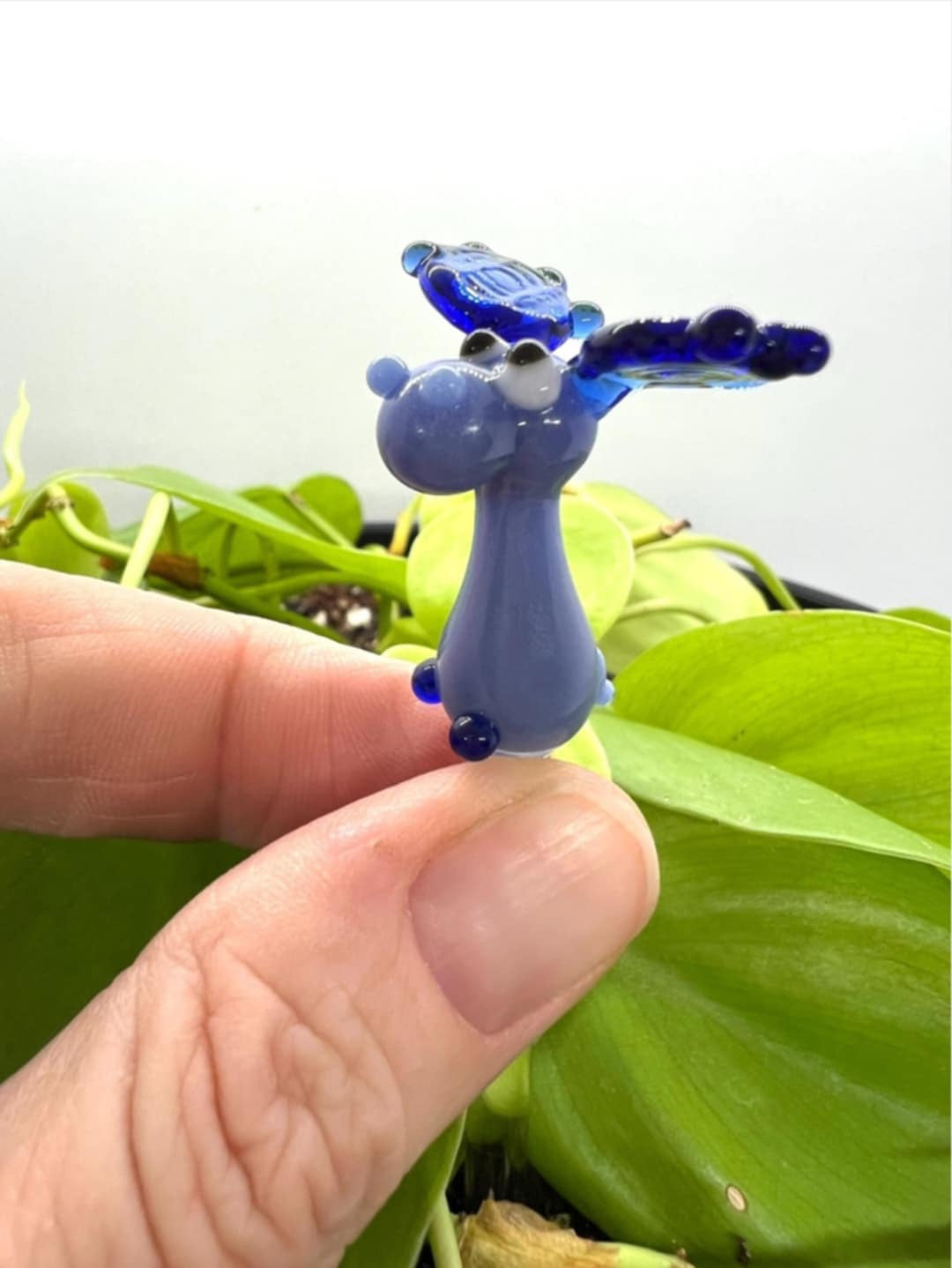 Blue Moose Plant Stake