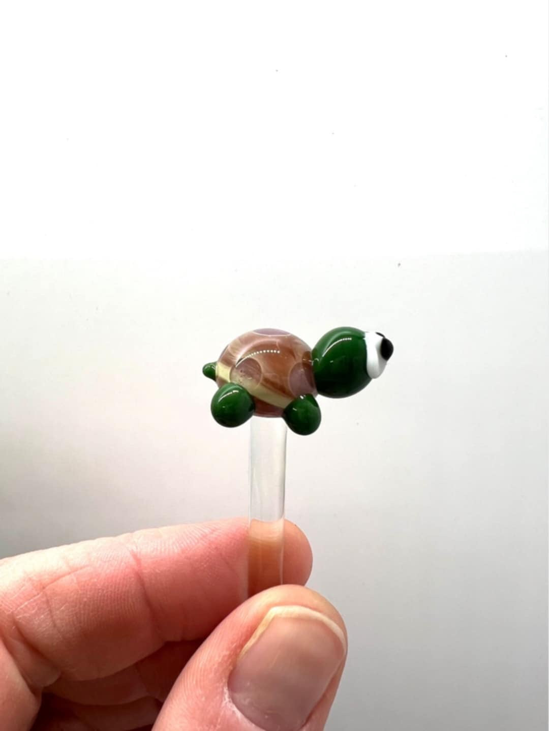 Turtle Glass Plant Stake- Choose your favorite