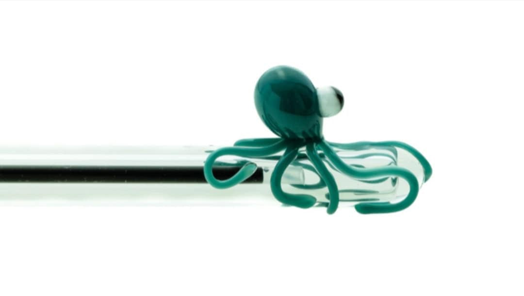 Teal Octopus Ink Pen