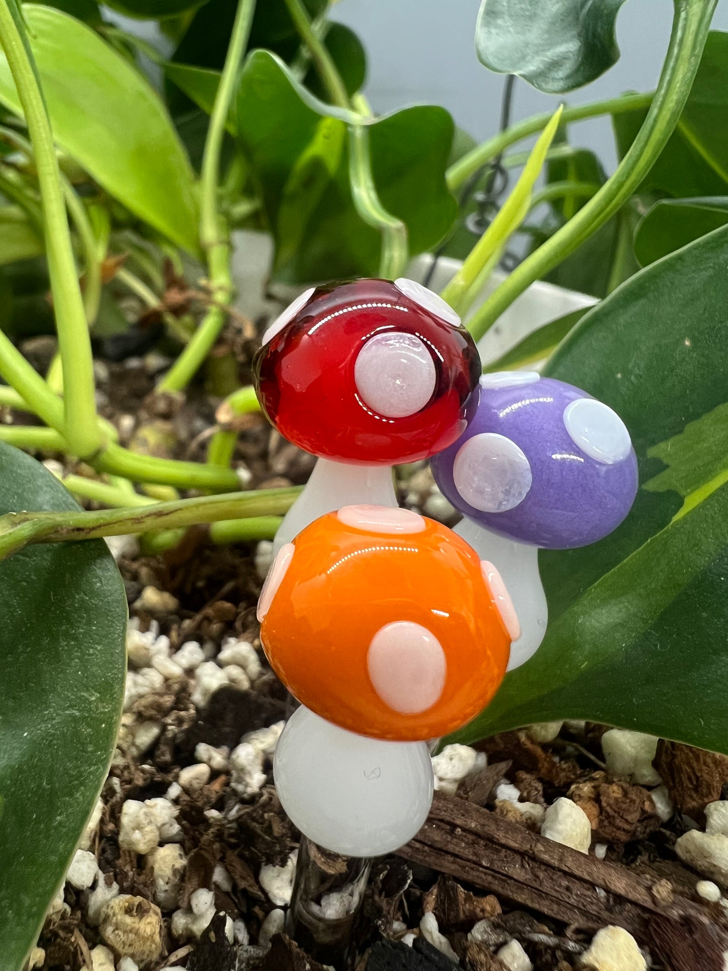 Mushroom Plant Stake