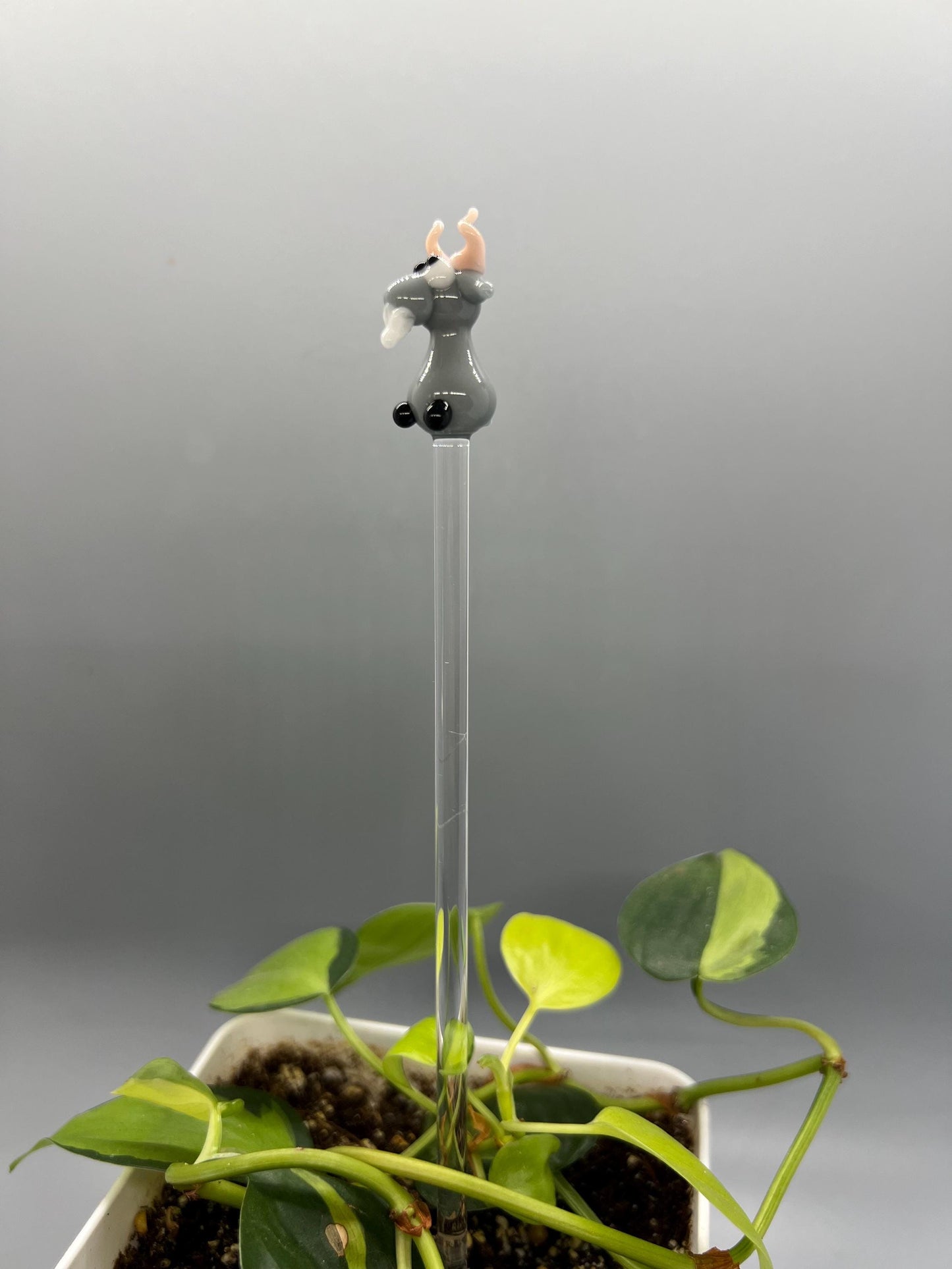 Goat Glass Plant Stake
