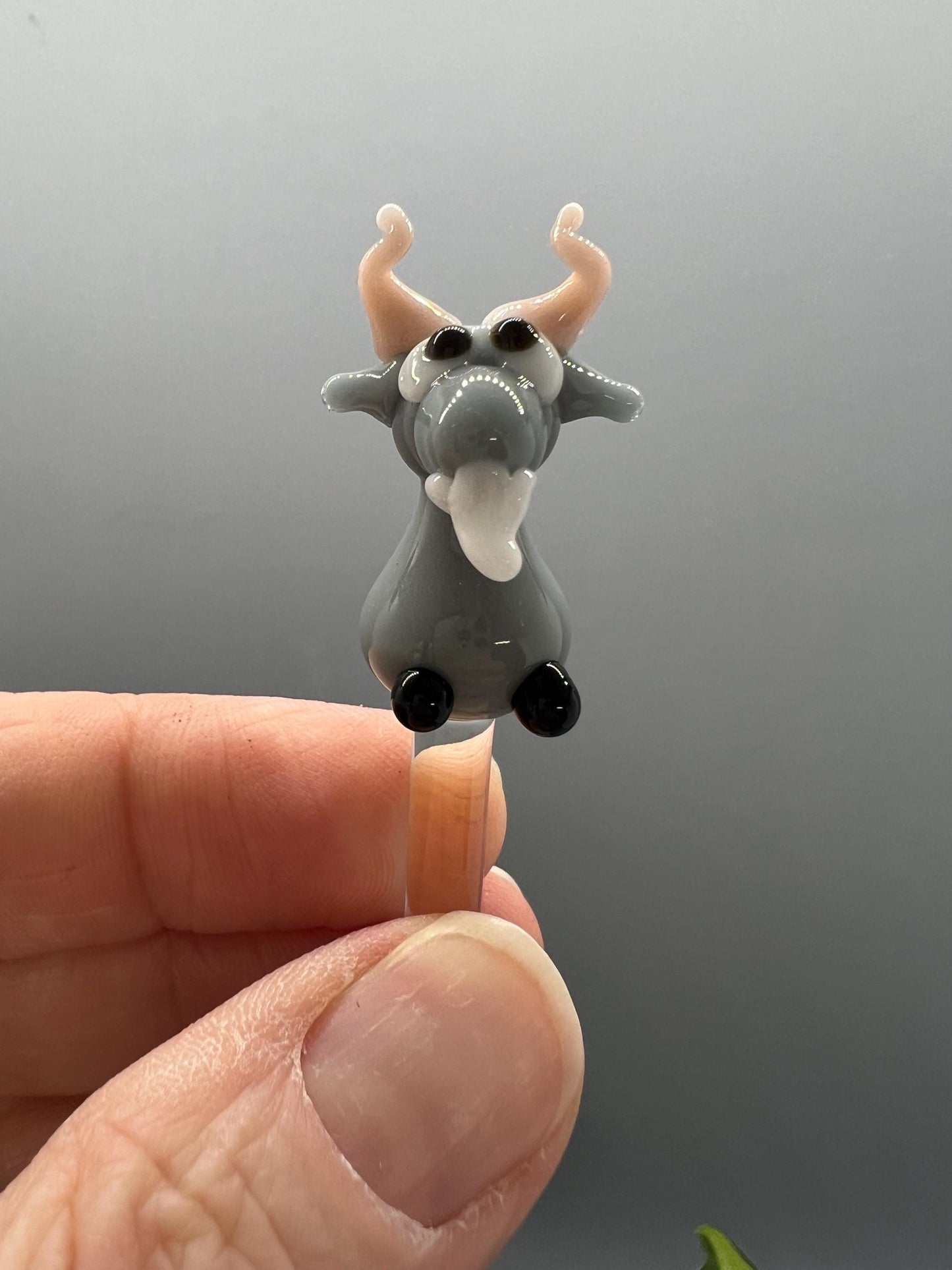 Goat Glass Plant Stake