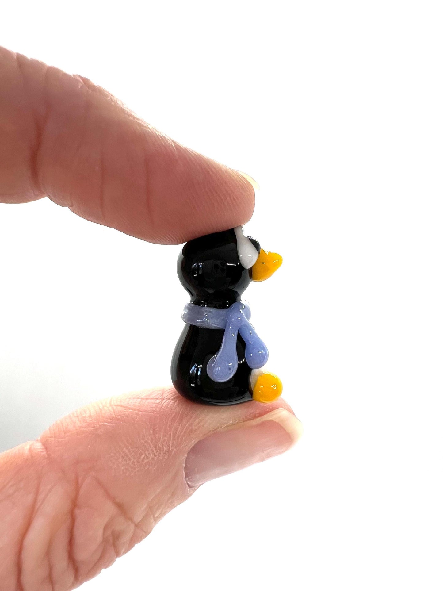 Penguin Miniature Glass Figurine
