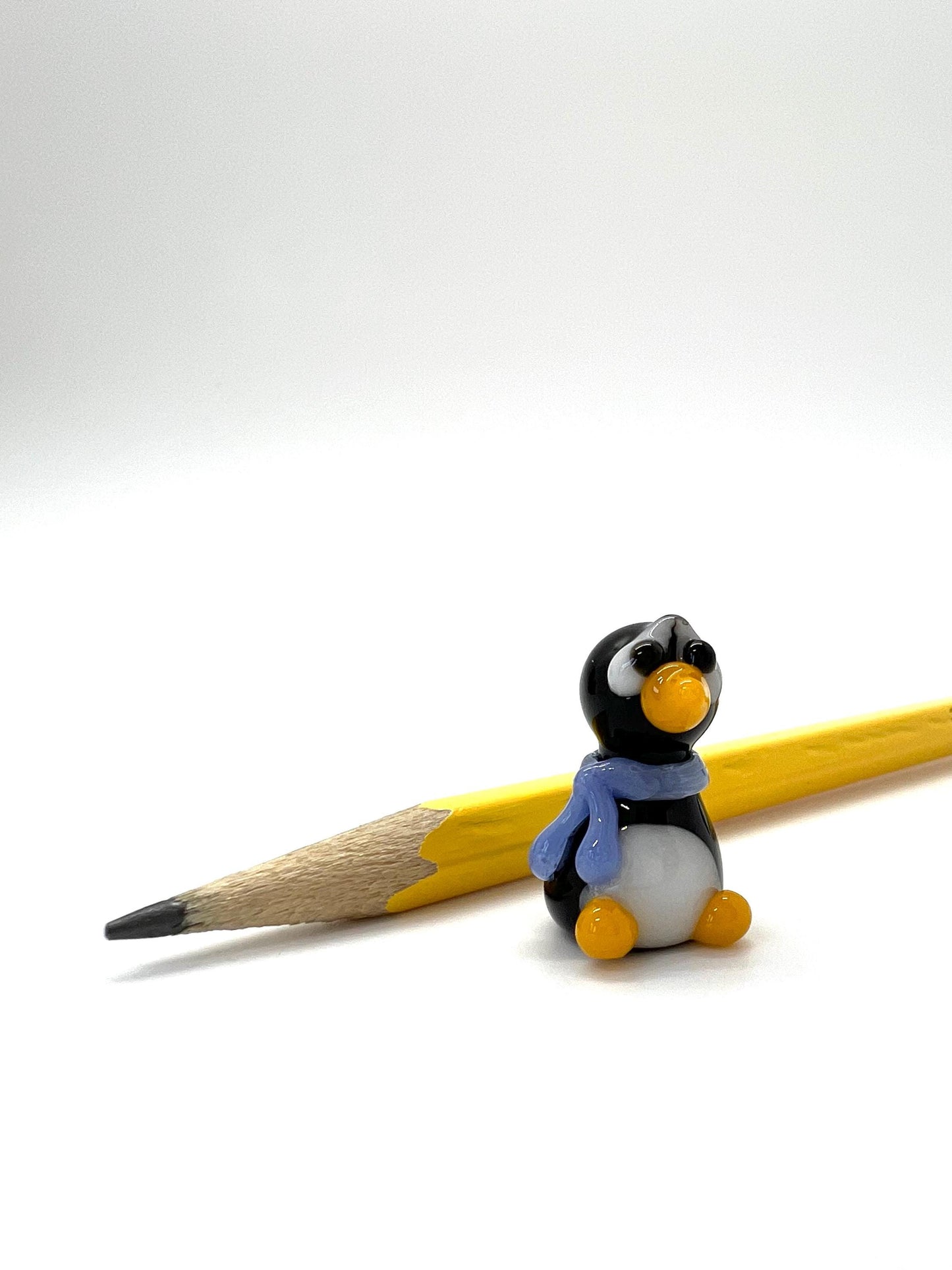 Penguin Miniature Glass Figurine