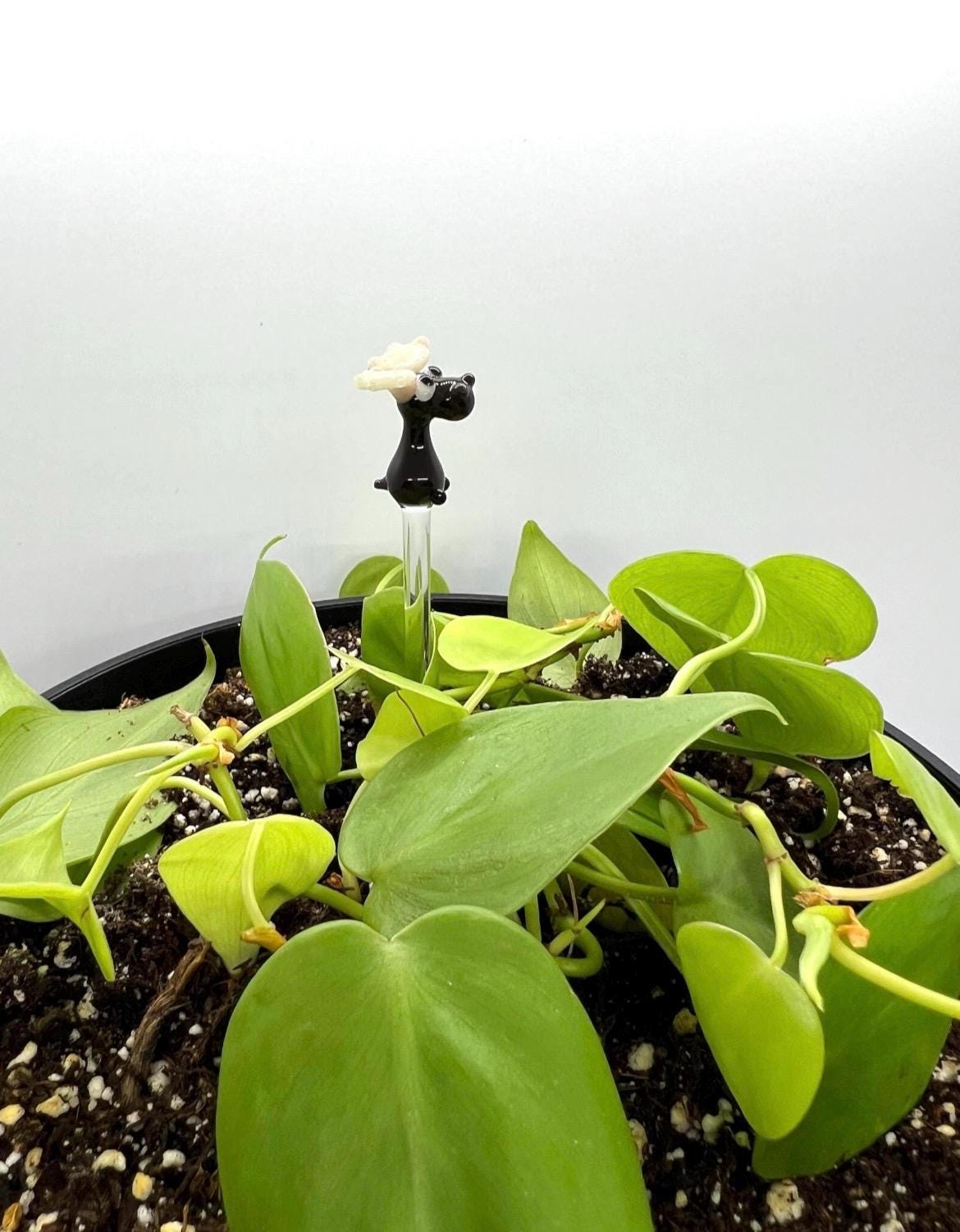 Moose Glass Plant Stake