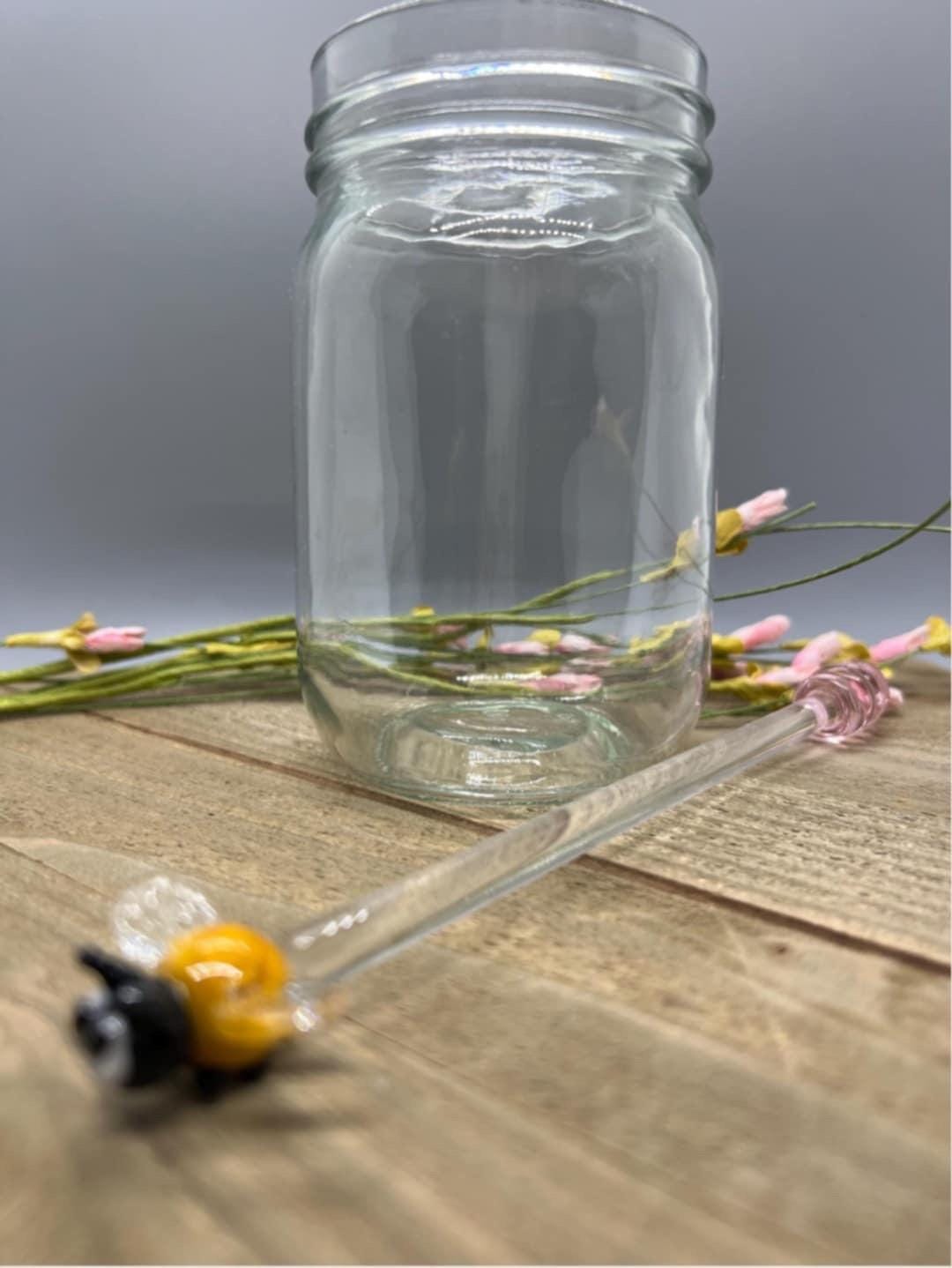 Bee Honey Dipper Stick- Pink Hive
