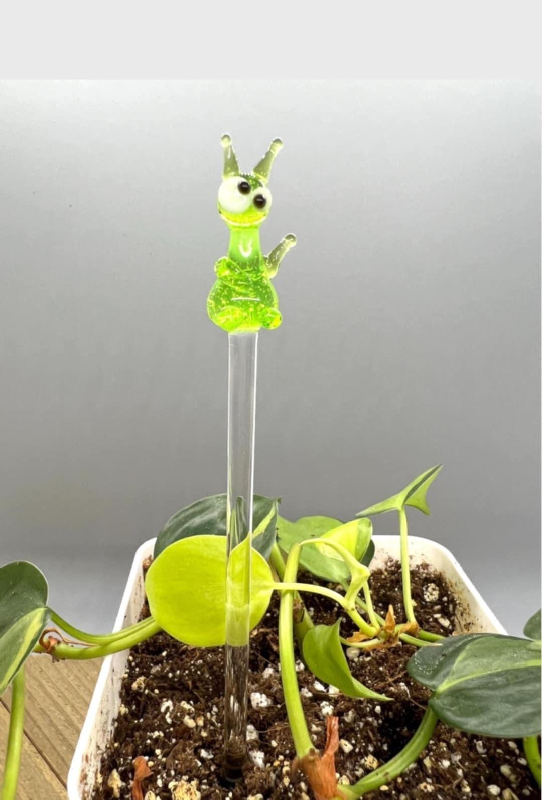 Alien Glass Plant Stake