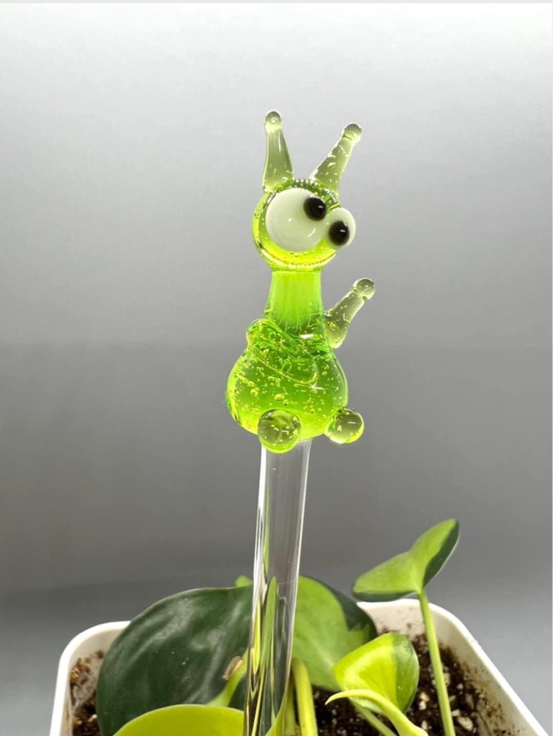 Alien Glass Plant Stake