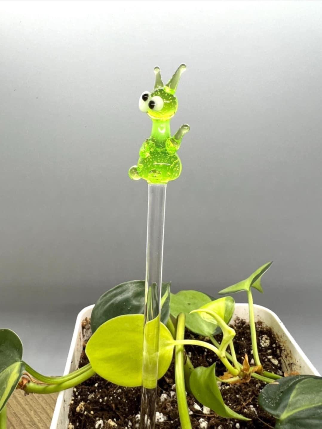 Alien Glass Plant Stake