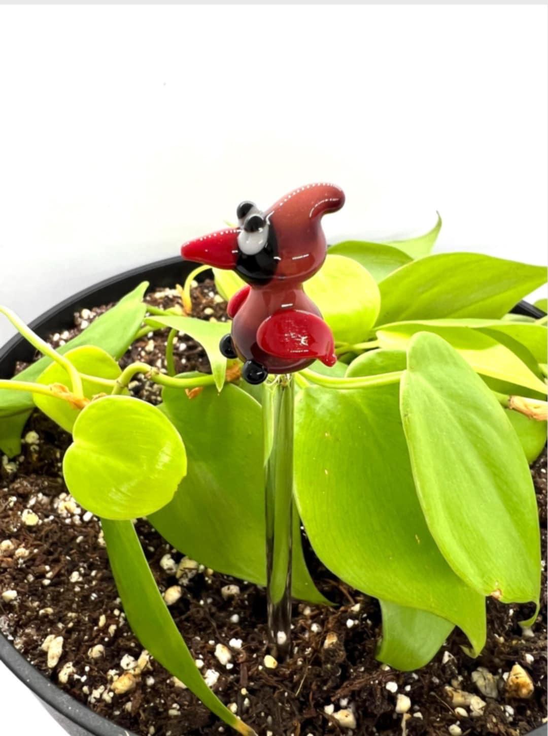 Cardinal Bird Plant Stake