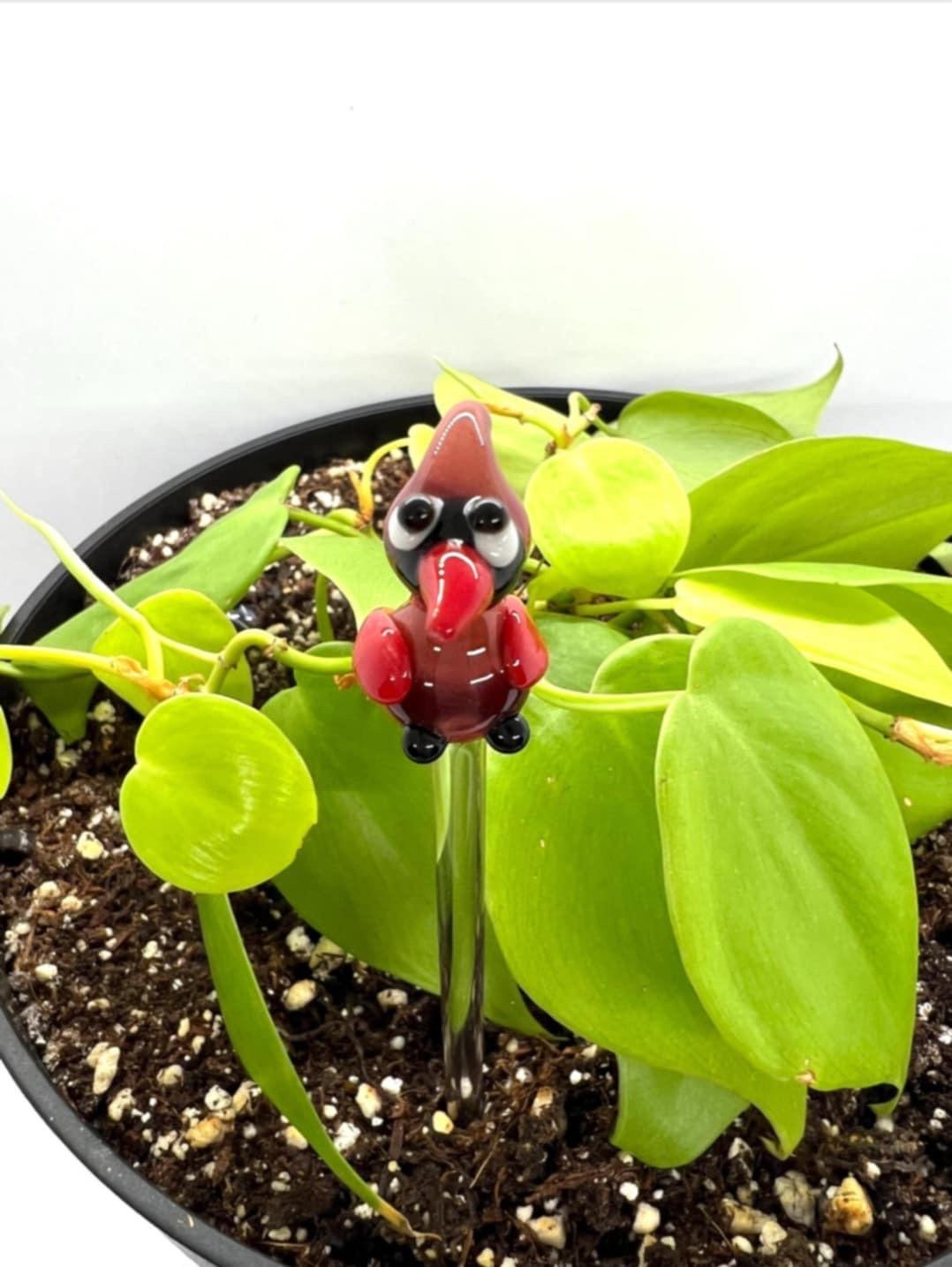 Cardinal Bird Plant Stake