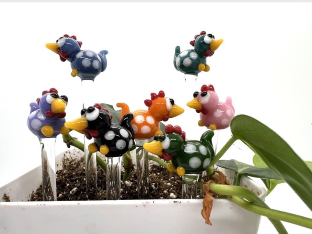 Chicken Plant Stake- Choose Your Favorite Color