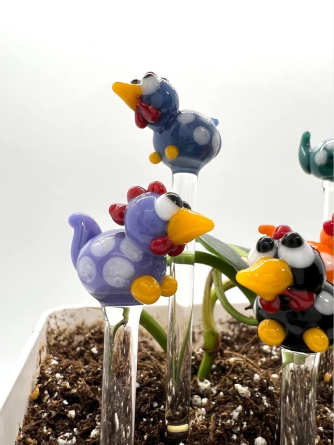 Chicken Plant Stake- Choose Your Favorite Color