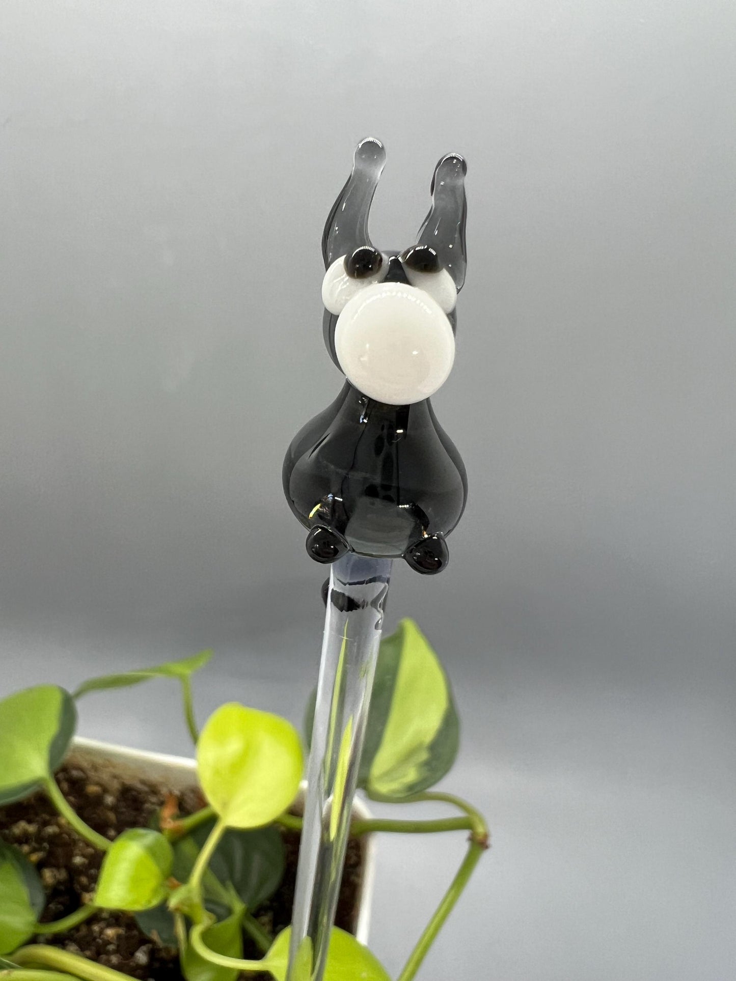 Donkey Glass Plant Stake