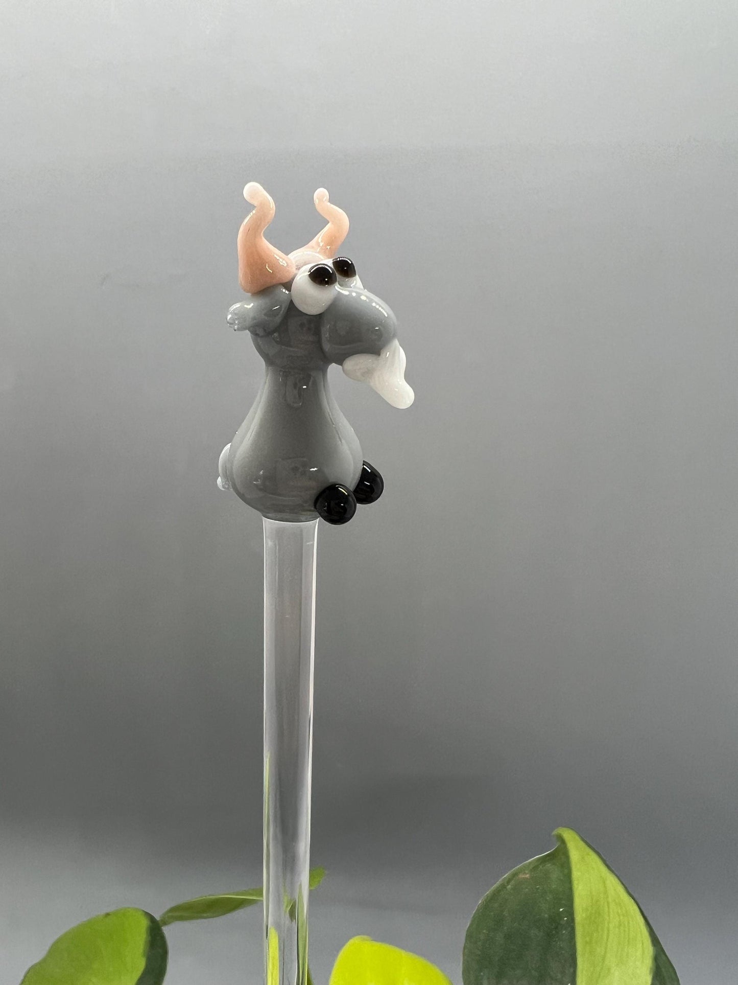 Goat Glass Plant Stake