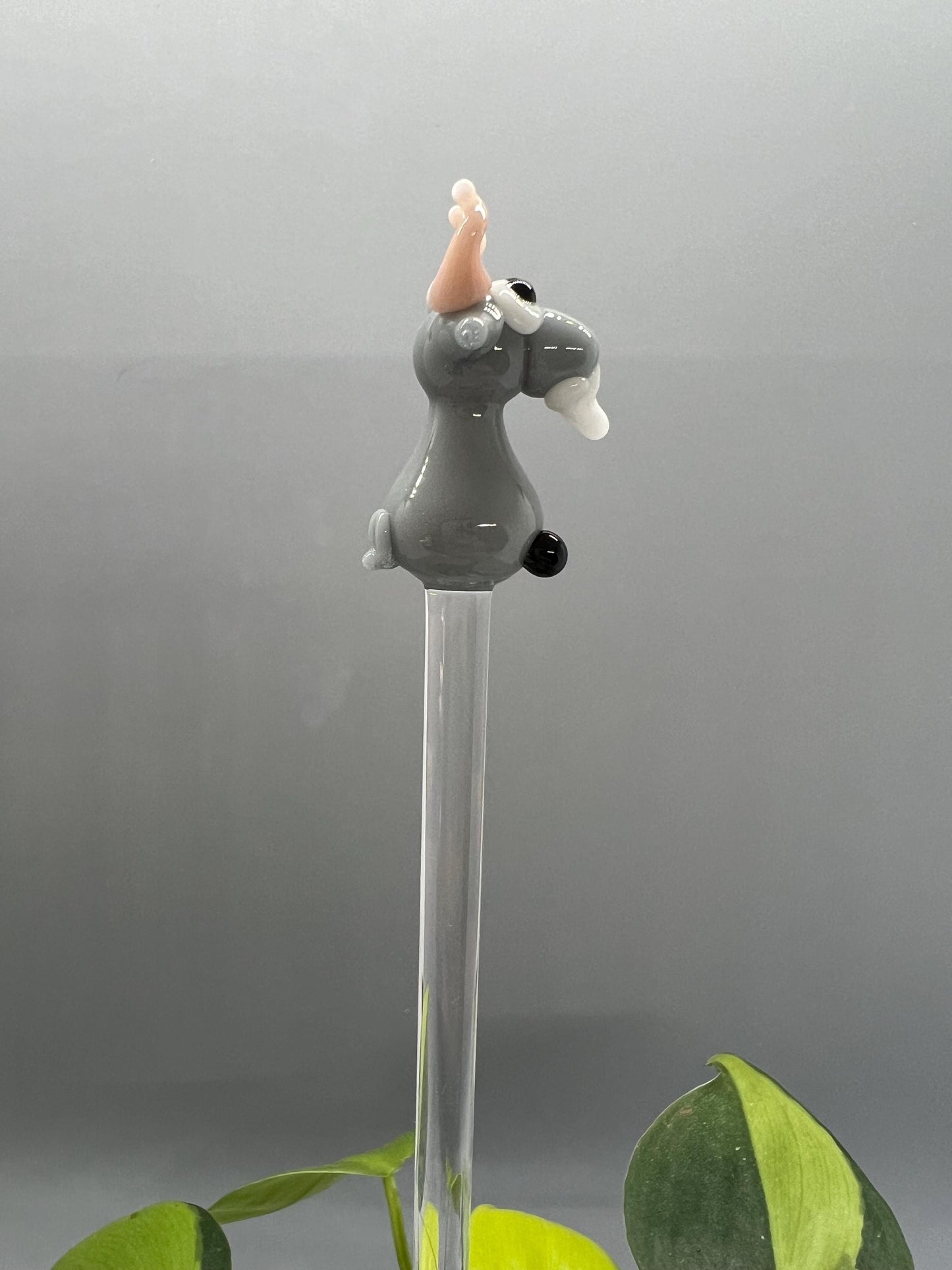 Goat Glass Plant Stake