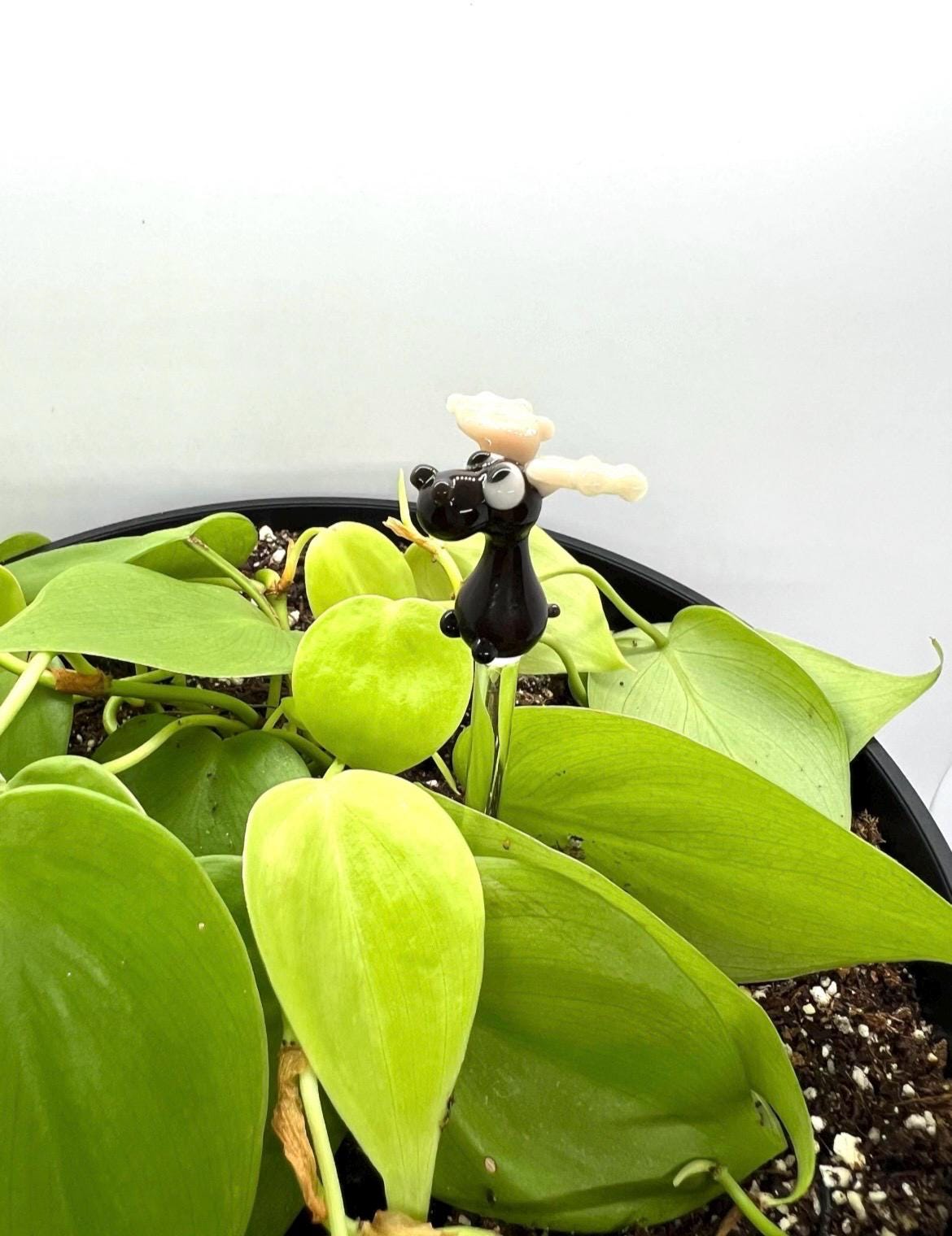 Moose Glass Plant Stake
