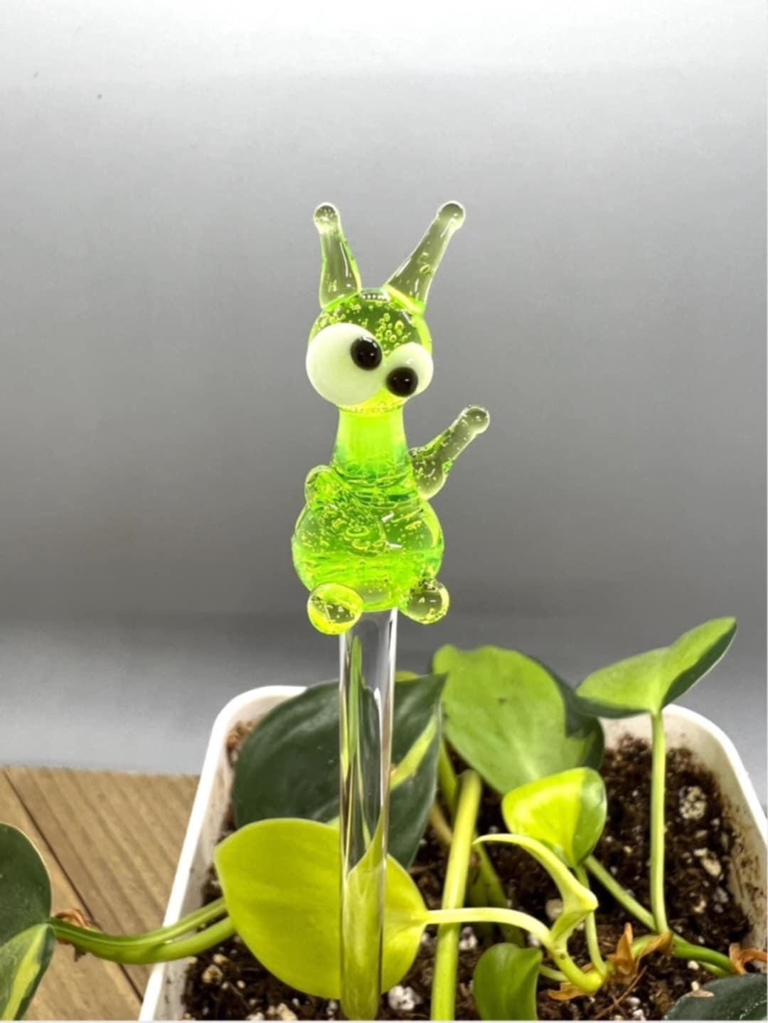 Alien Glass Plant Stake