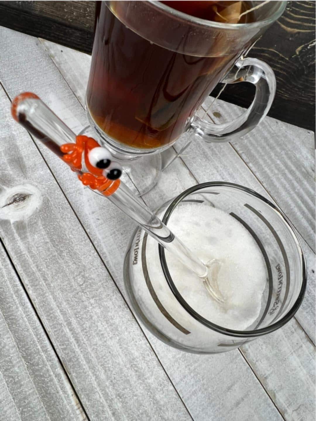 Frog Glass Tea Spoon- Choose your favorite color