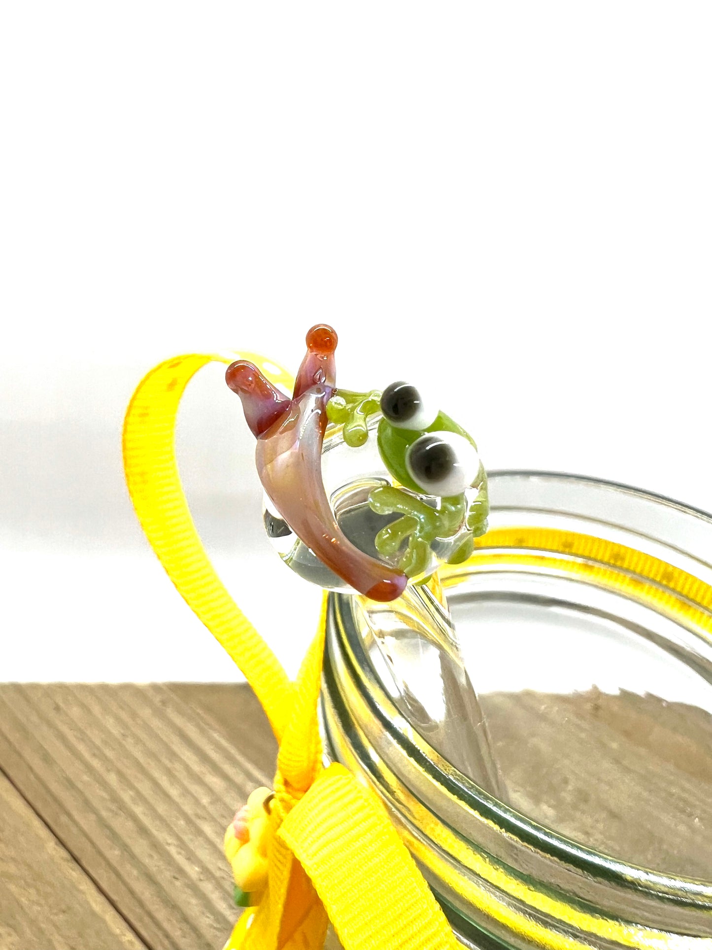 Garden Scene Glass Honey Drizzle Wand