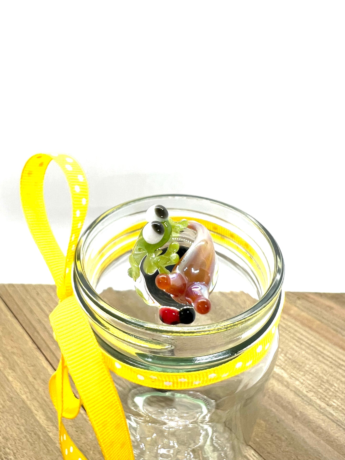 Garden Scene Glass Honey Drizzle Wand