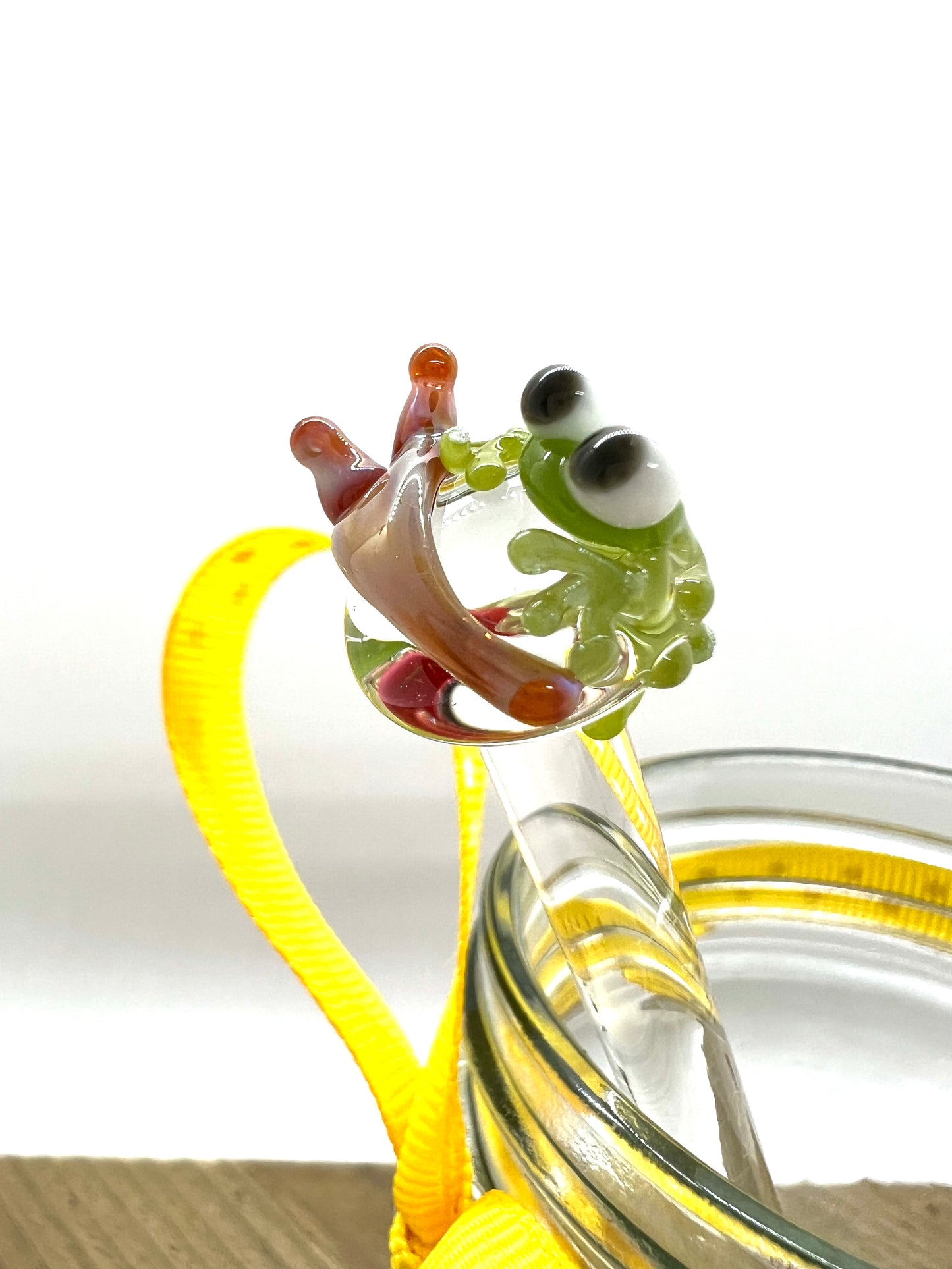 Garden Scene Glass Honey Drizzle Wand