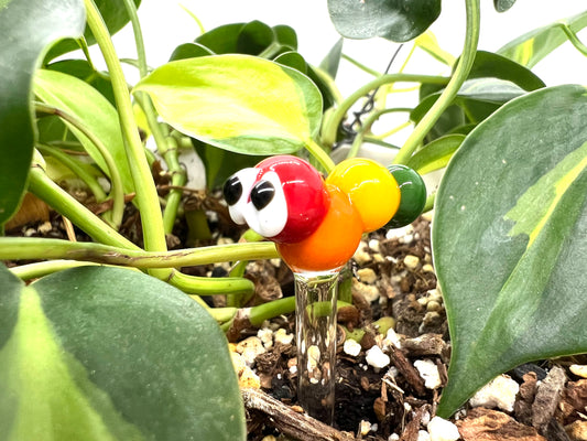 Rainbow Caterpillar Plant Stake
