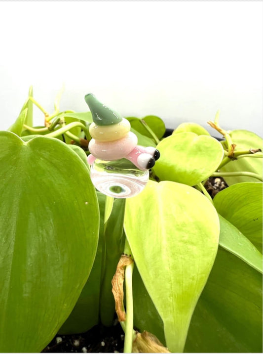 Pastel Snail Plant Stake