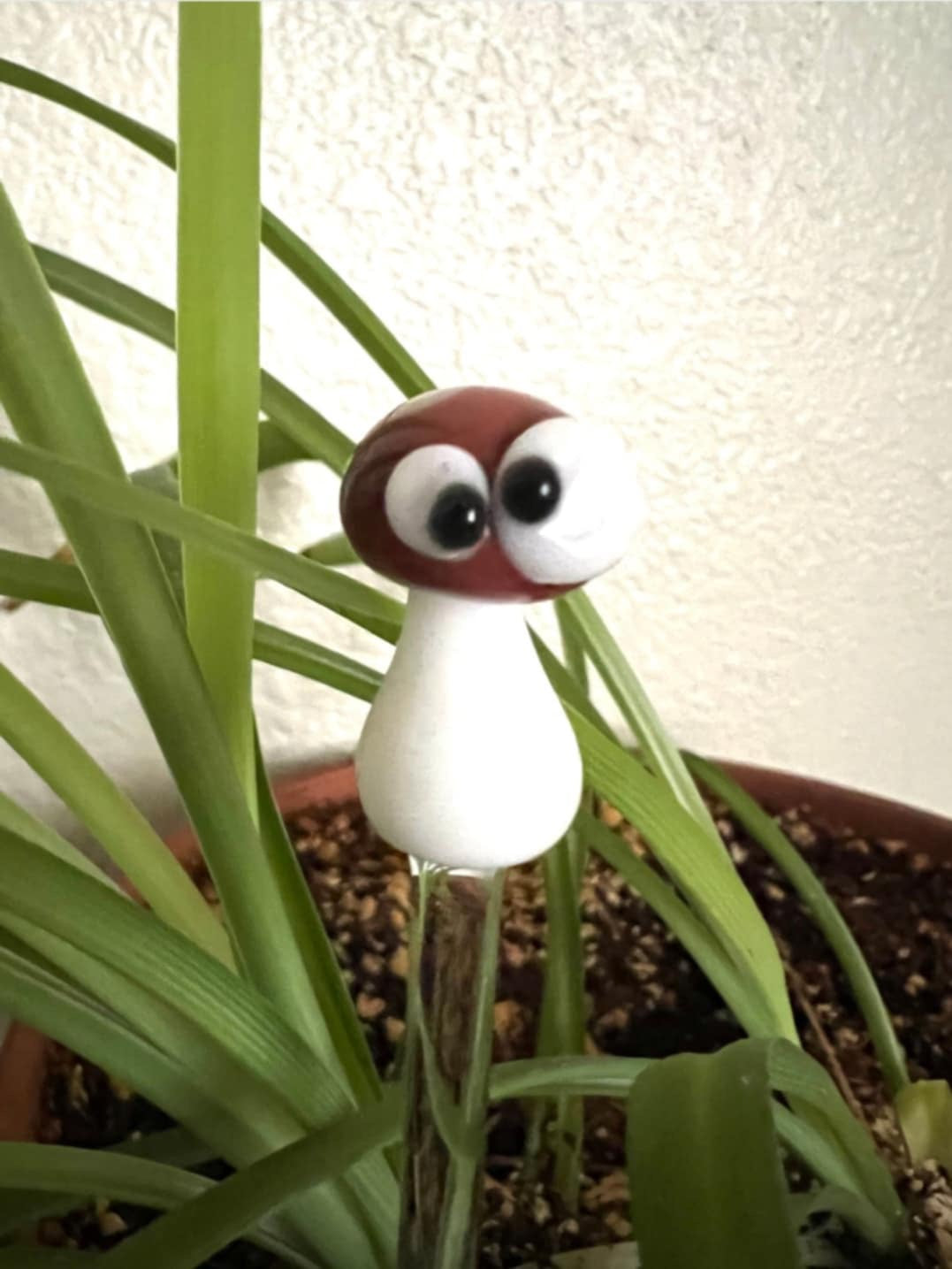 Silly Mushroom Plant Stake
