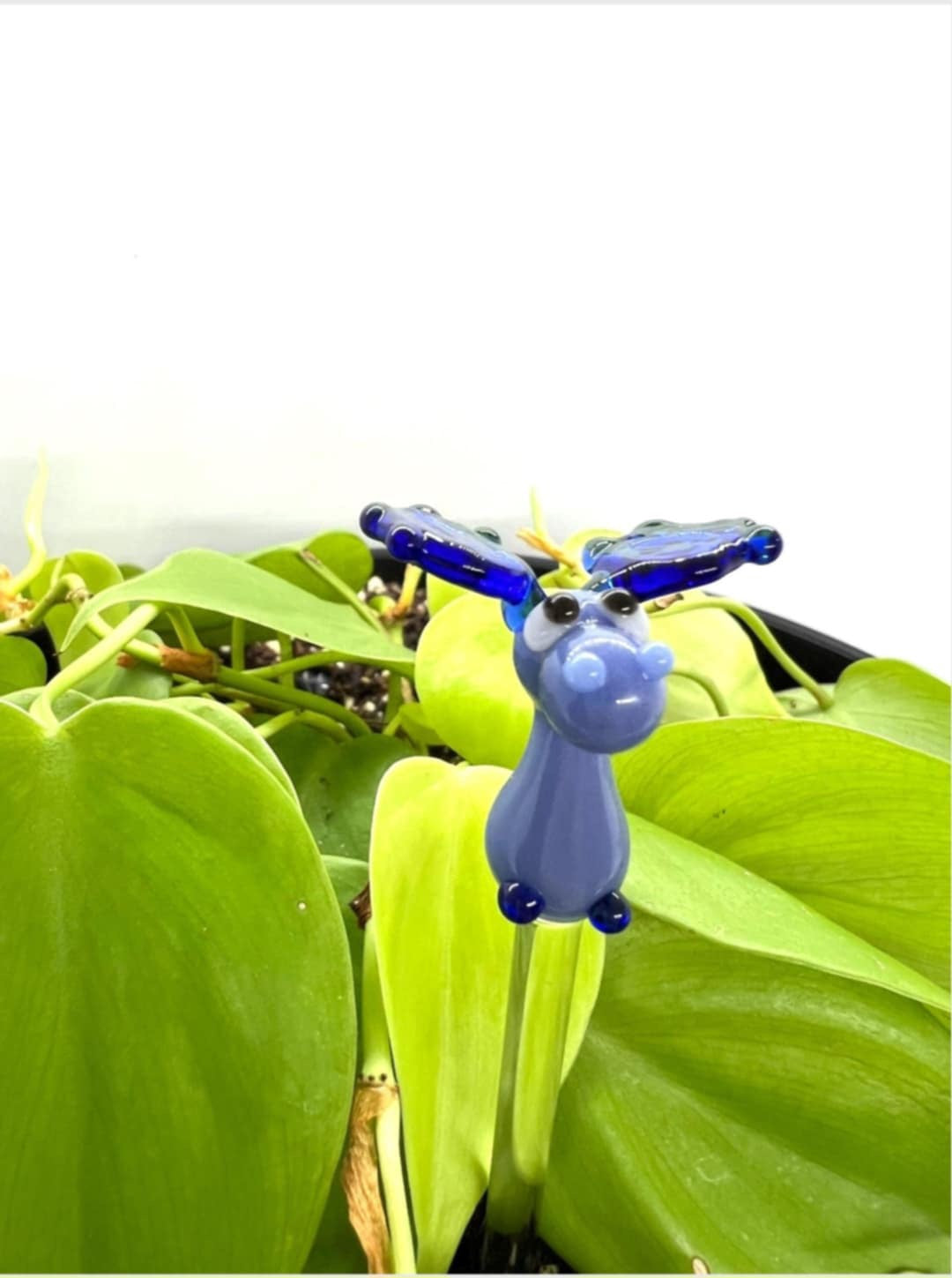 Blue Moose Plant Stake
