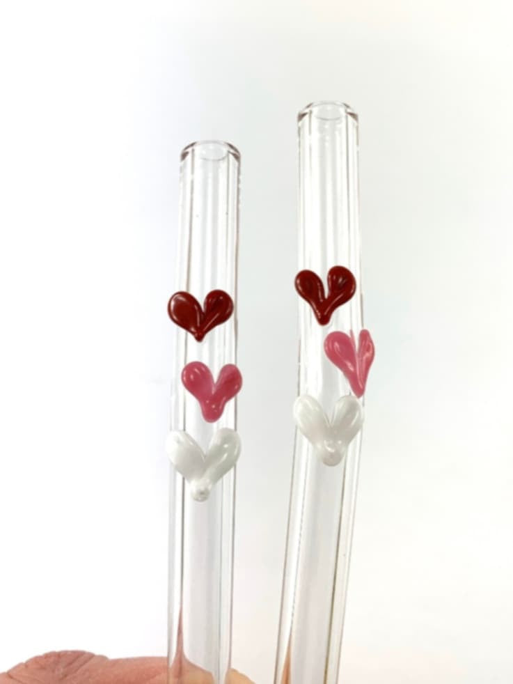 Valentines Sweet Hearts Straw- Set of 2