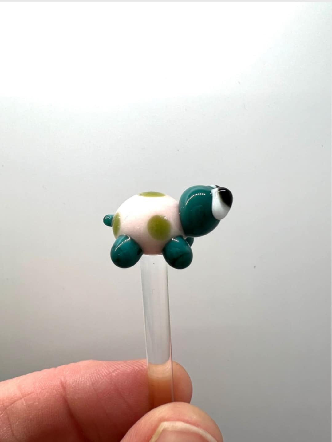 Turtle Glass Plant Stake- Choose your favorite