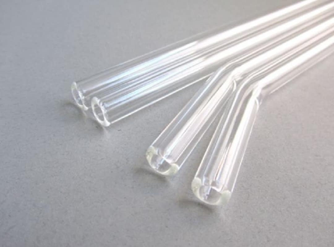 Clear Glass Straw