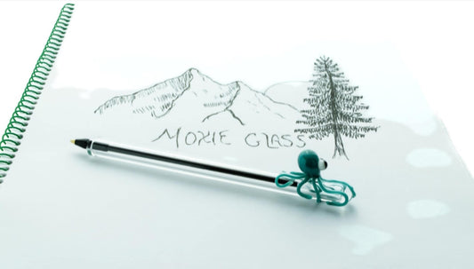 Teal Octopus Ink Pen