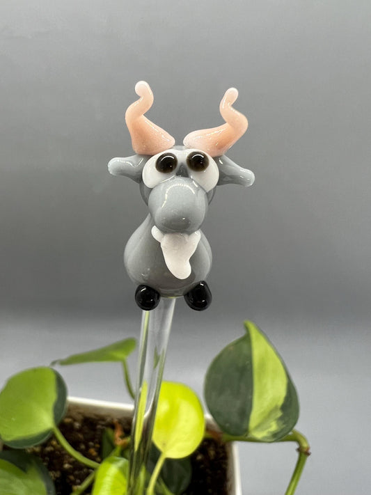 Goat Glass Plant Stake