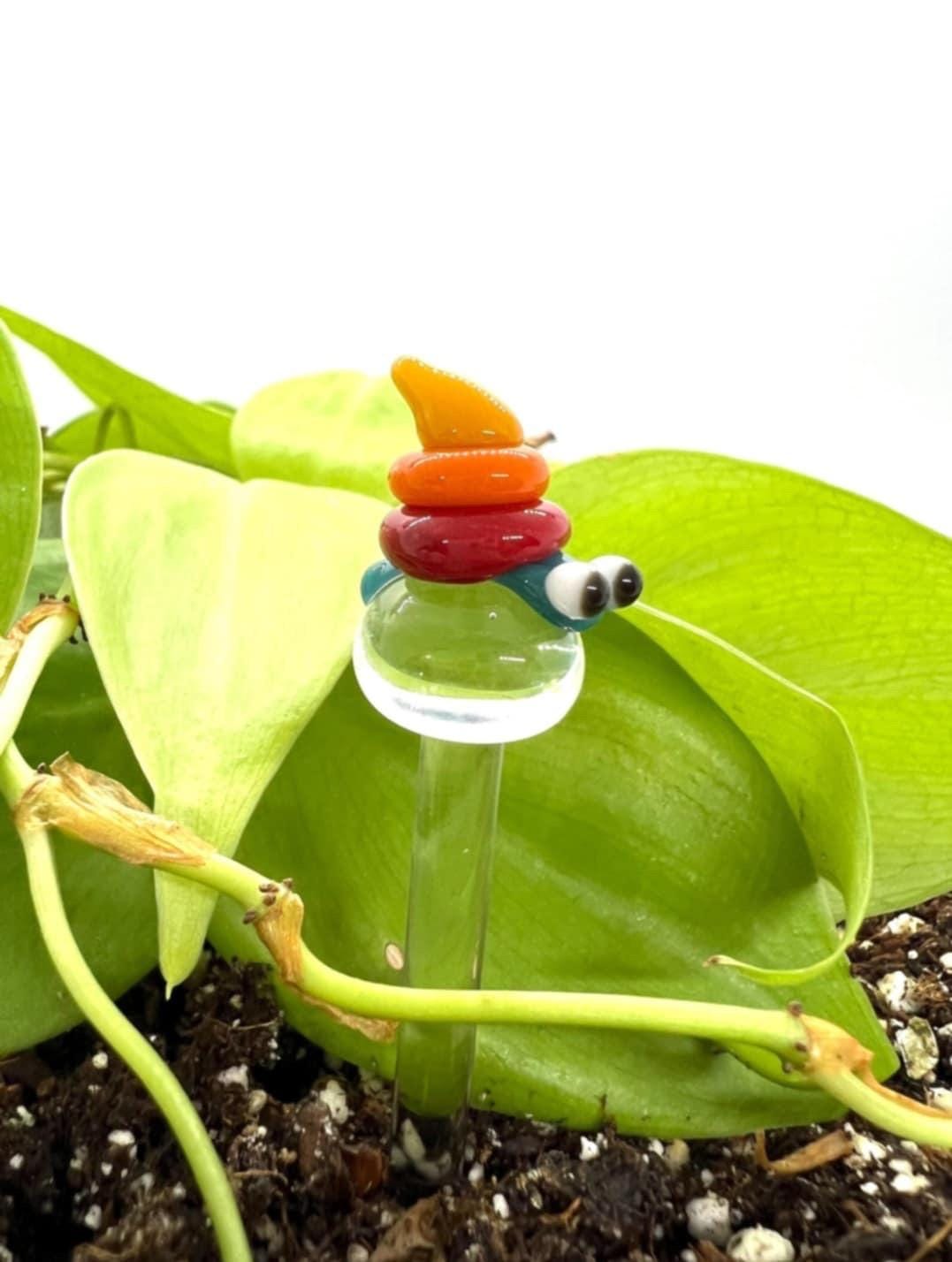 Snail Plant Stake- Primary Colors