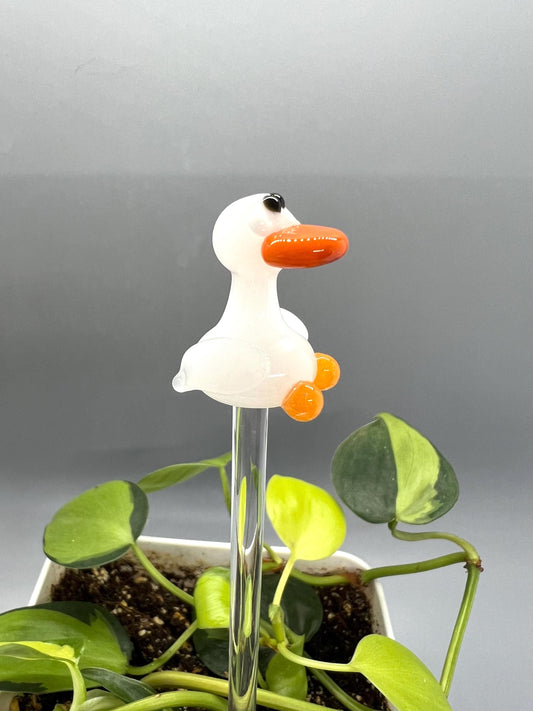 Goose Glass Plant Stake