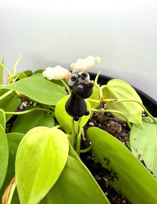 Moose Glass Plant Stake