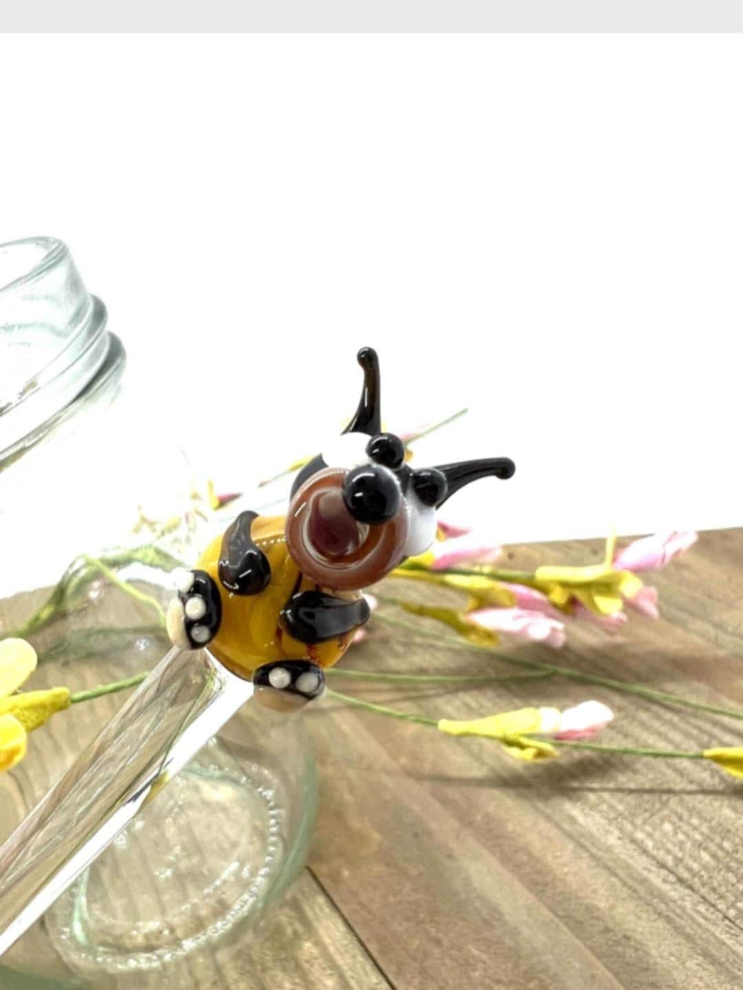 Bear with Bee Pajamas- Glass Hive Honey Drizzle Wand