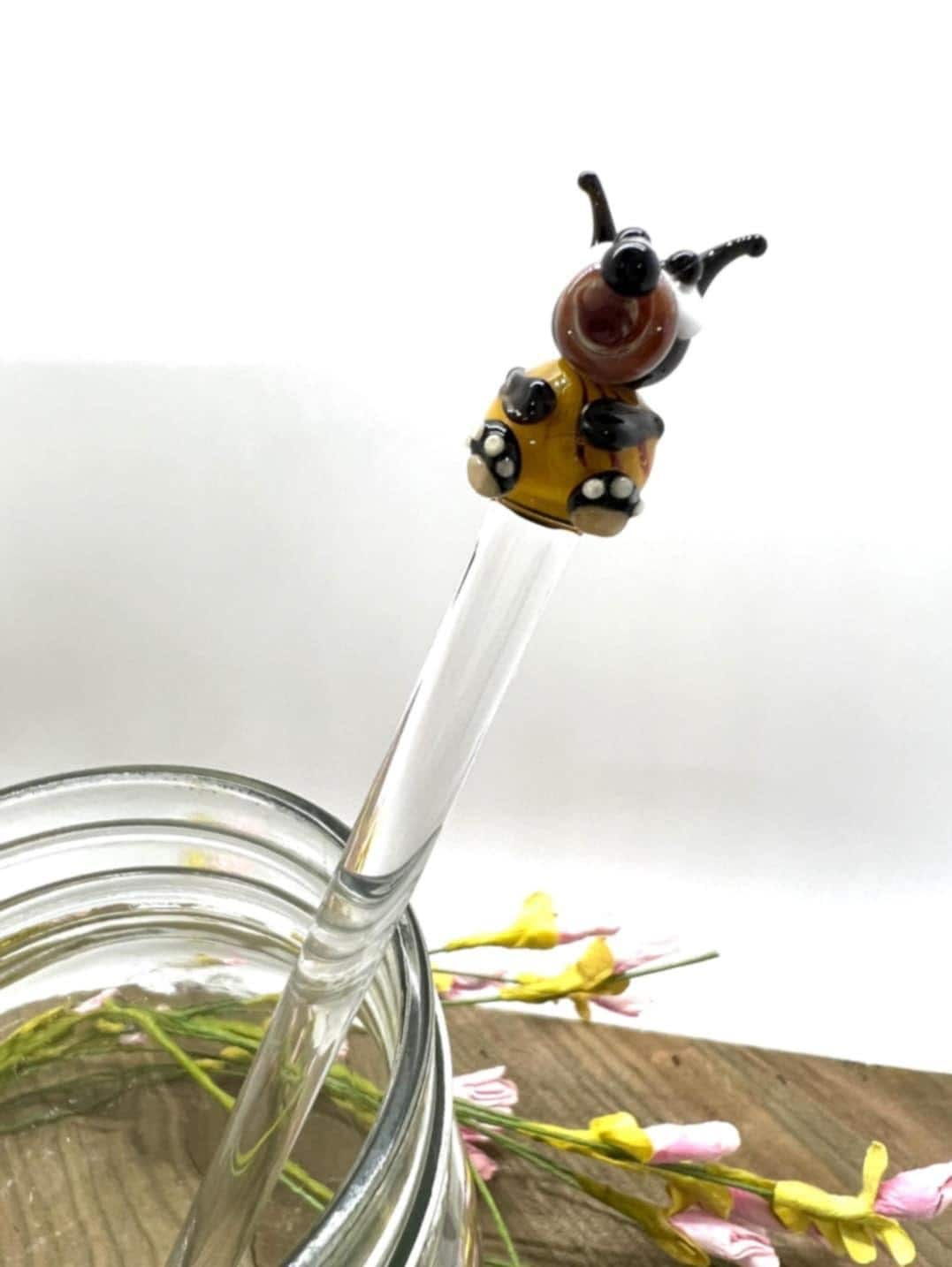 Bear with Bee Pajamas- Glass Hive Honey Drizzle Wand