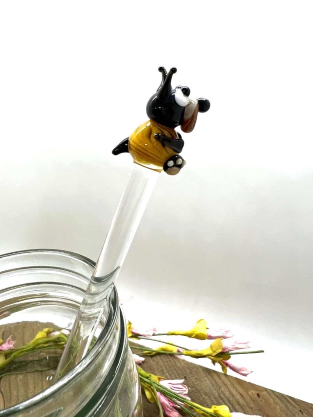 Bear with Bee Pajamas- Glass Hive Honey Drizzle Wand