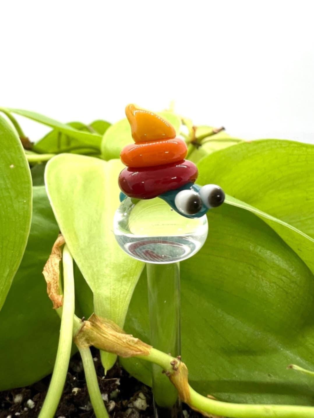 Snail Plant Stake- Primary Colors