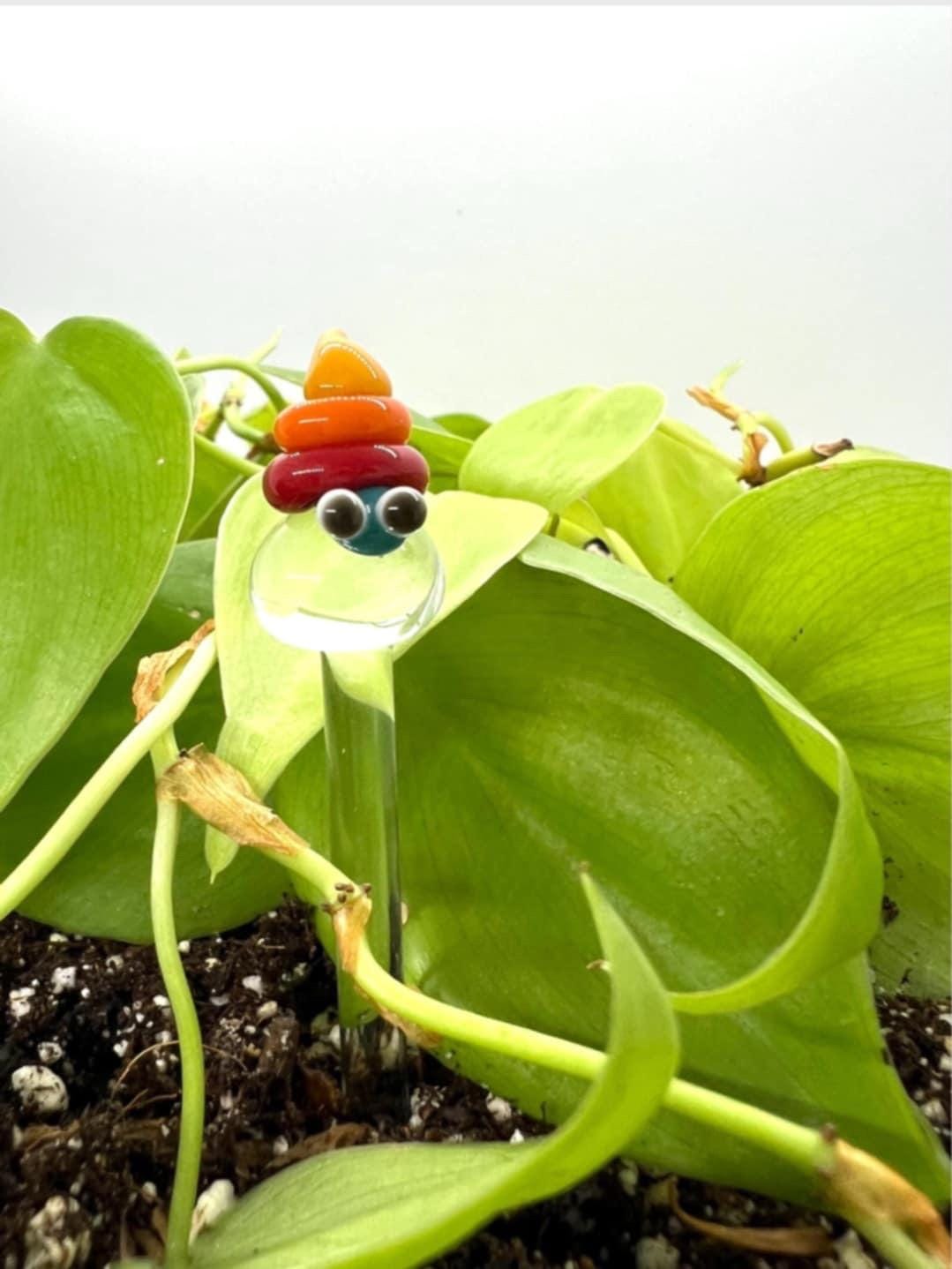 Snail Plant Stake- Primary Colors
